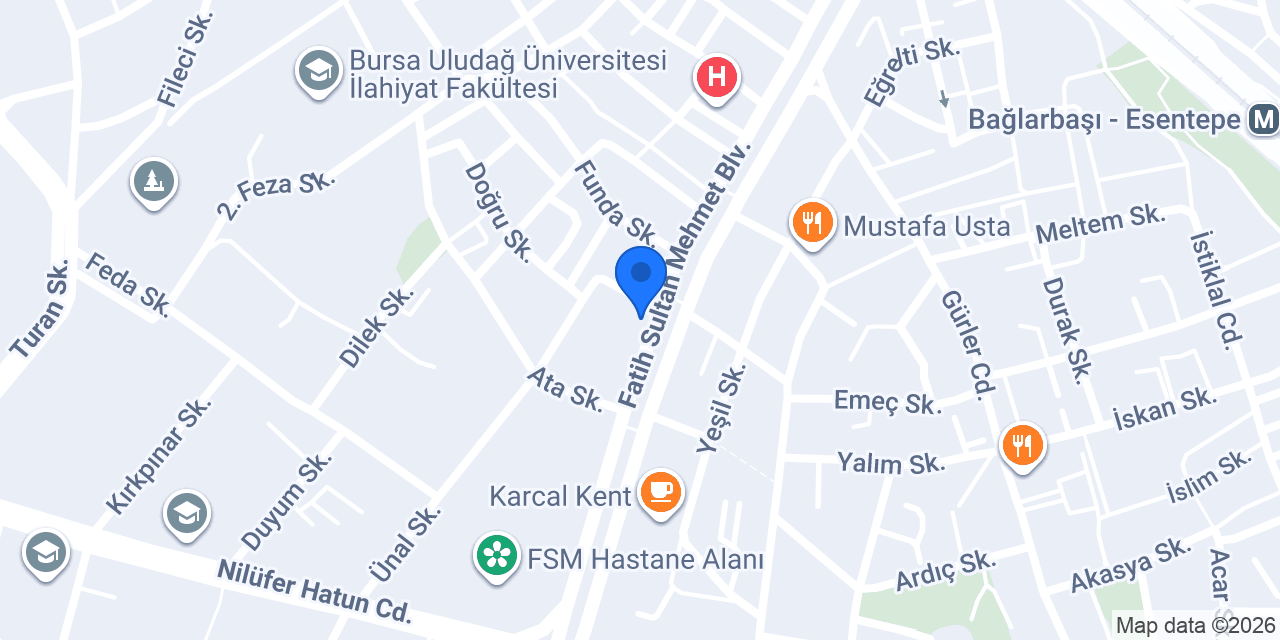 Dr. Makbule Esra Koçak - Dr. Yunus Emre Koçak konumu