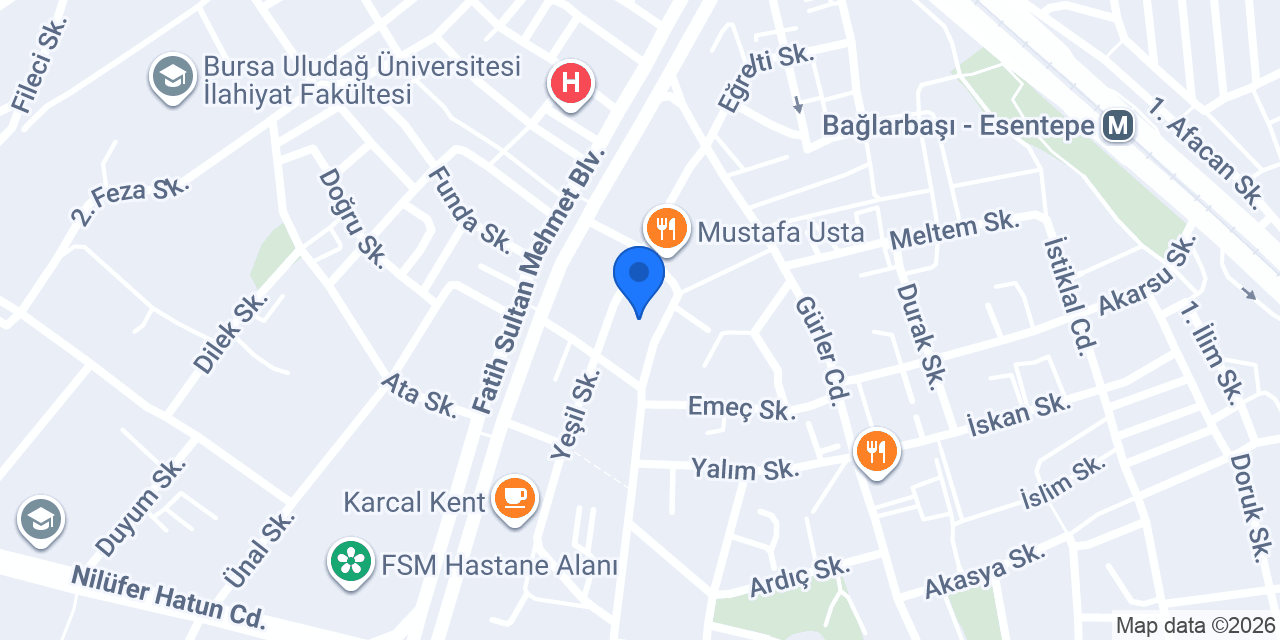Aras Kargo Fsm Bulvarı Şubesi konumu
