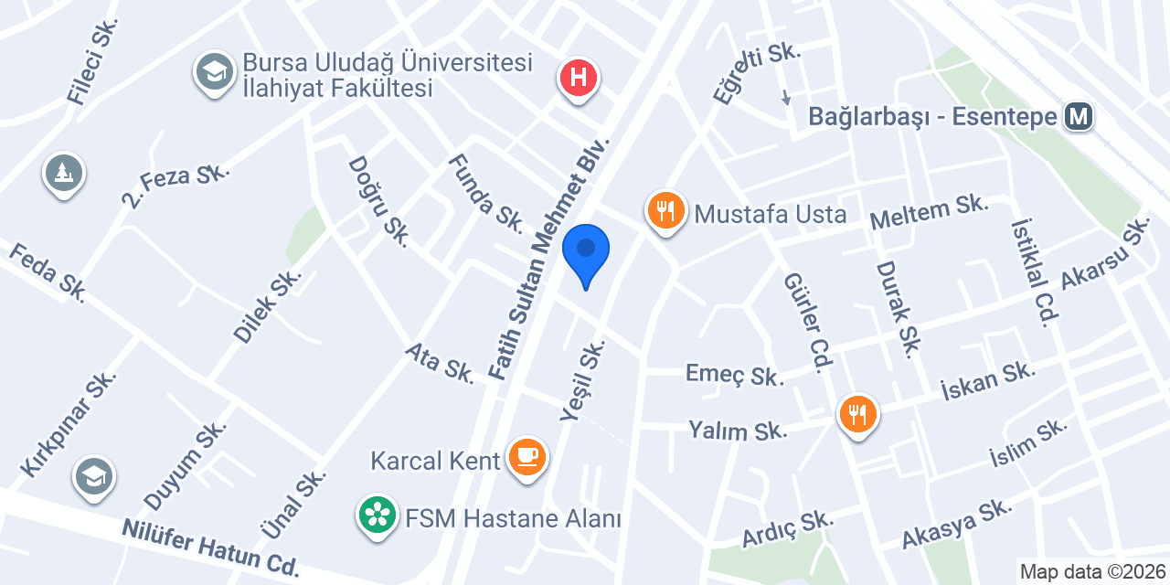 Bozok Tercüme konumu