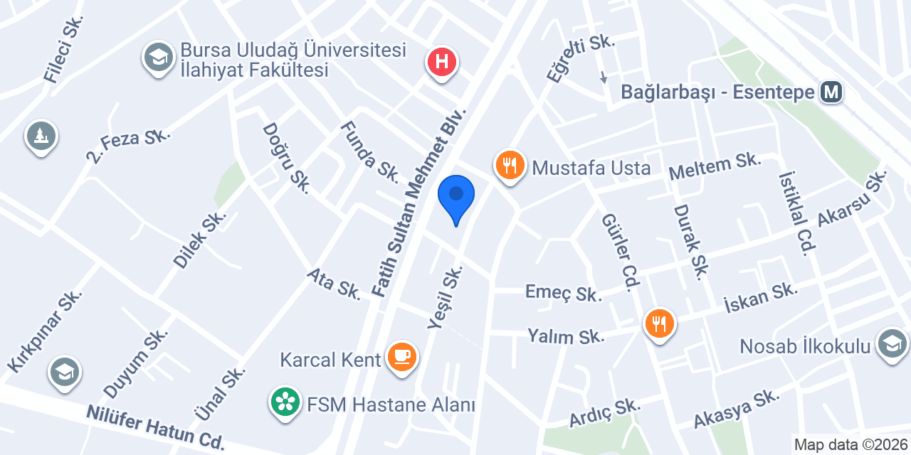 Klinik Psikolog İbrahim Ethem UÇAR konumu
