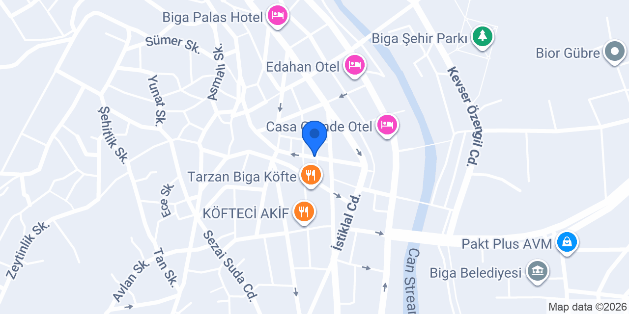 Biga Önder Hayvancılık konumu
