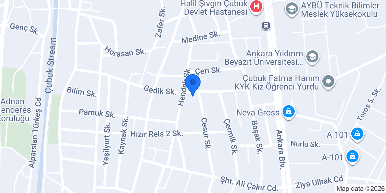 Çiğtanem Kreş ve Etüt Merkezi konumu
