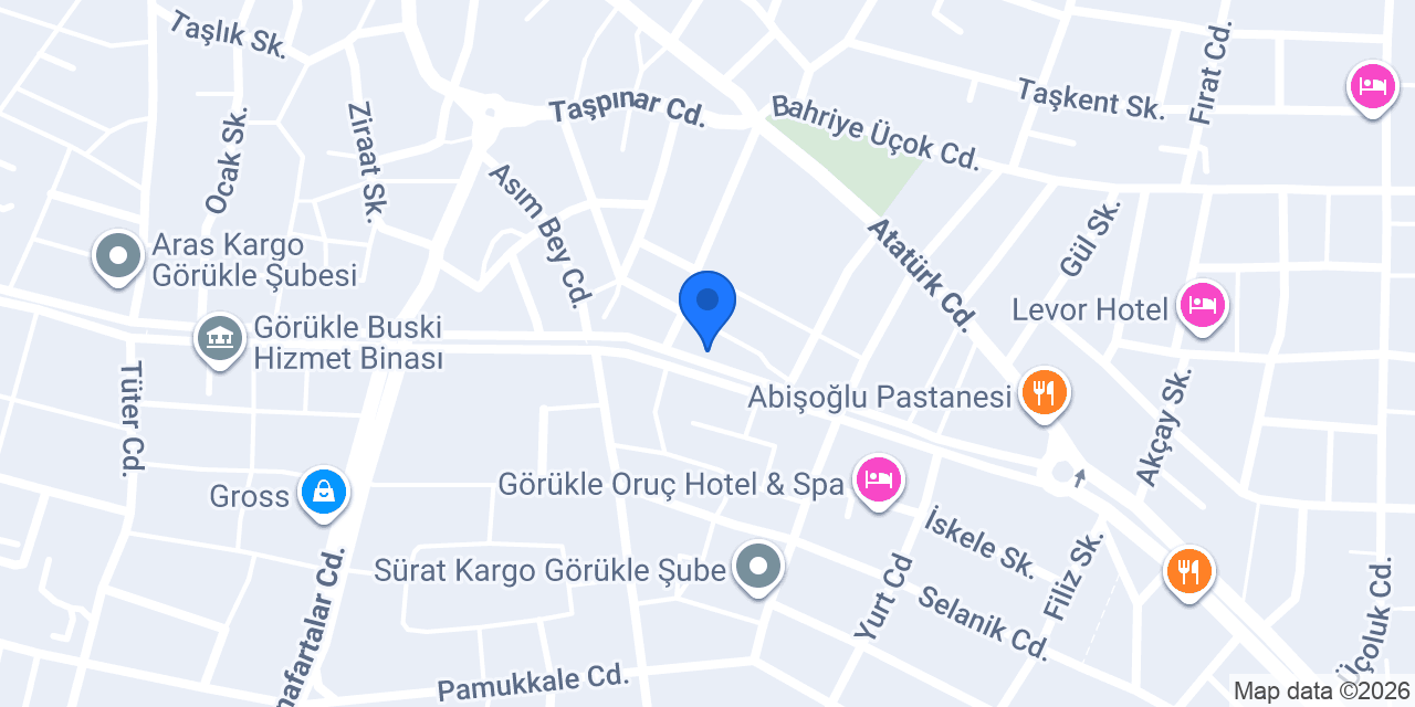Görükle Taksi konumu