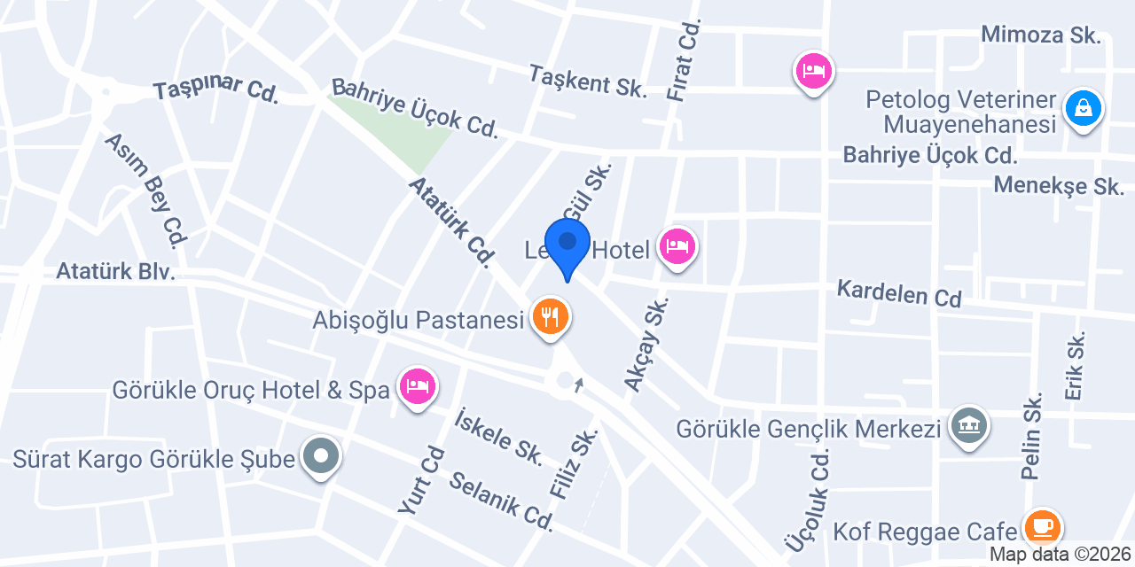 Parlak Gayrimenkul ve Mülk Yönetimi konumu