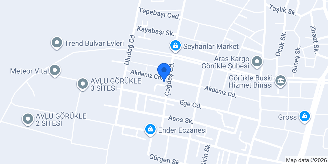ÇAĞDAŞ MARKET konumu