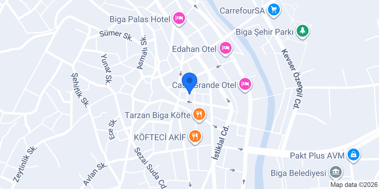 HEDEF KİTAP KIRTASİYE konumu