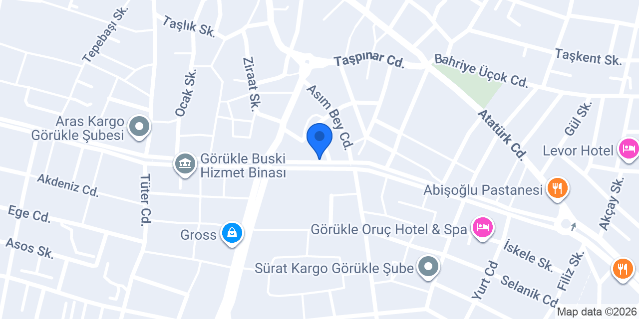 G&B Temizlik konumu