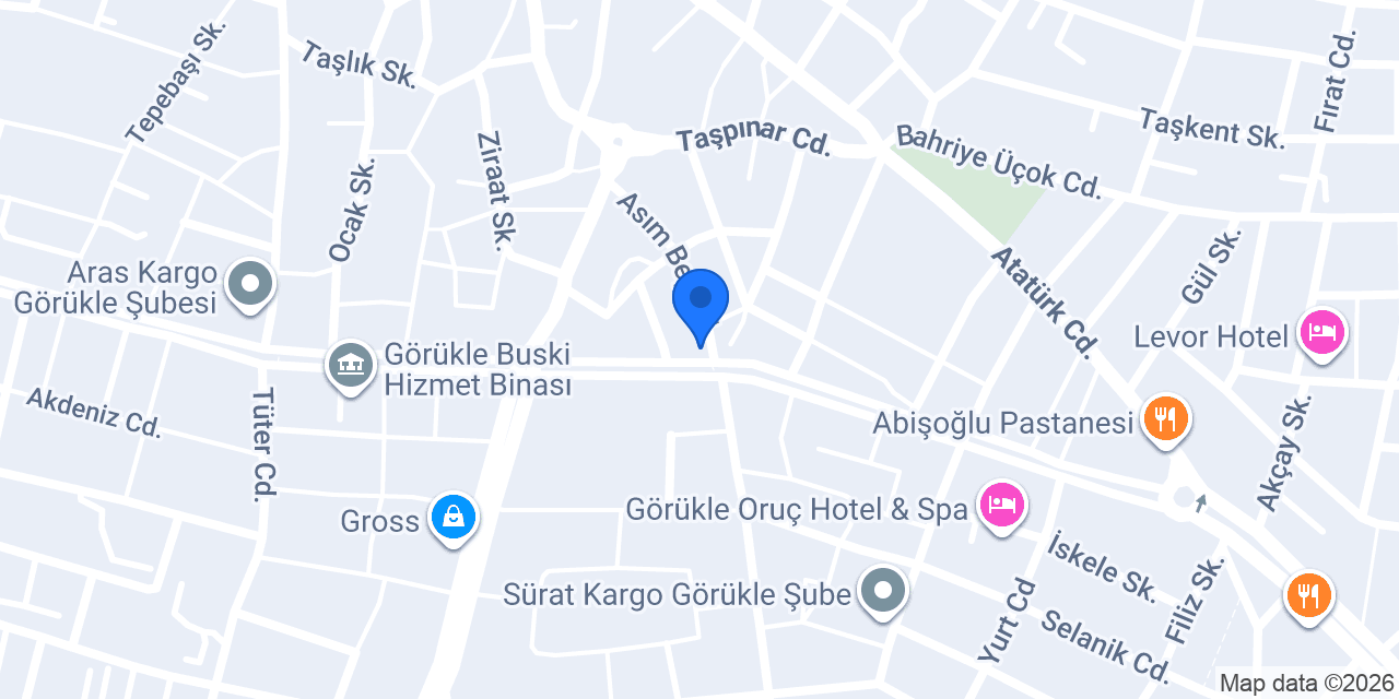 Kurt Yapı Görükle Şubesi konumu