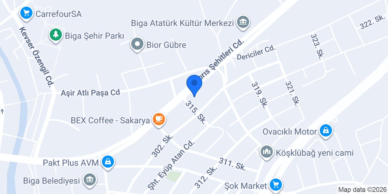 Biga 2. Noterliği konumu