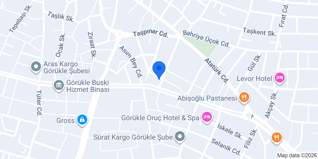 Görükle Kuğu Ağda Salonu konumu