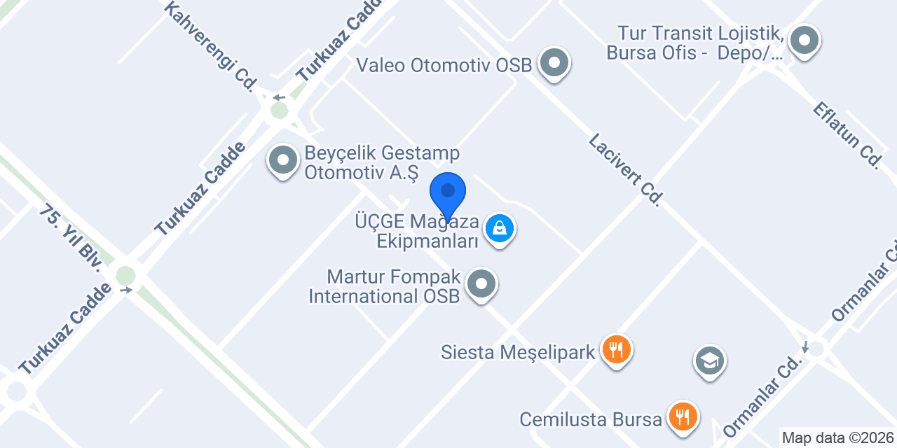 Katipler Tekstil San. Tic. A.Ş. konumu