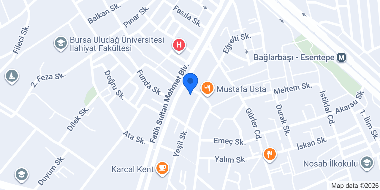 Yağmur Otomotiv konumu