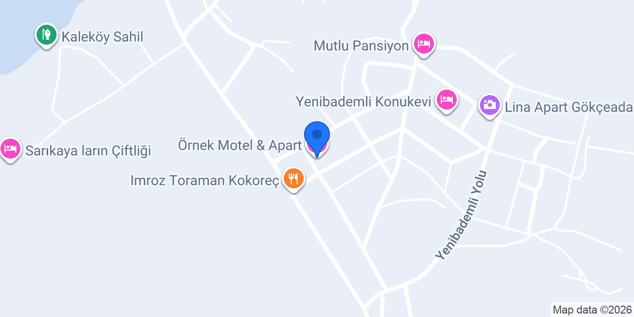 Örnek Motel & Apart konumu