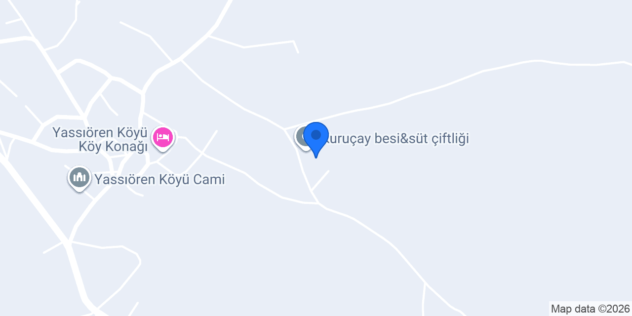 Kuruçay besi&süt çiftliği konumu