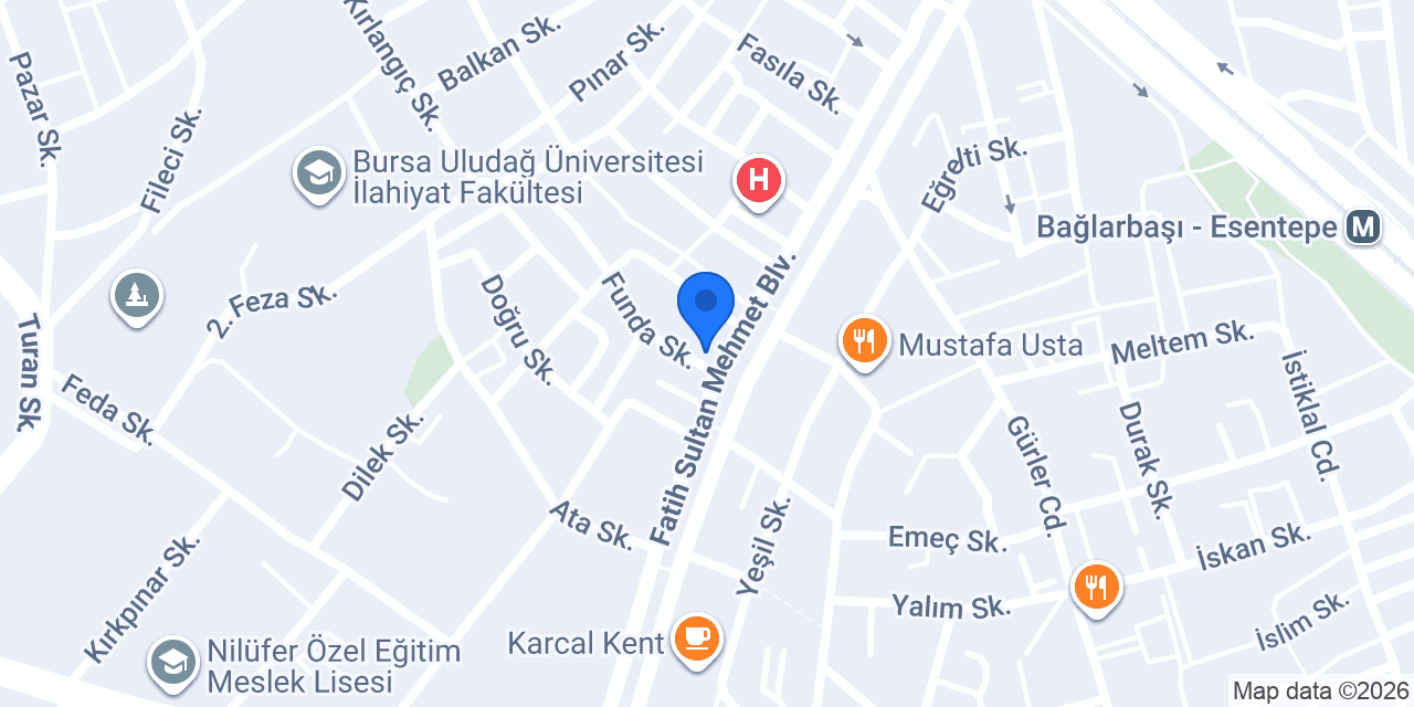 Dürümcü Bekir Usta konumu