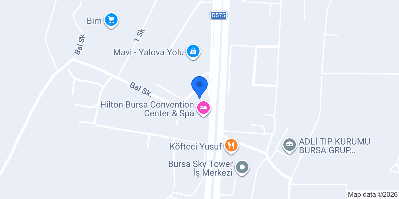 Hampton by Hilton Bursa konumu