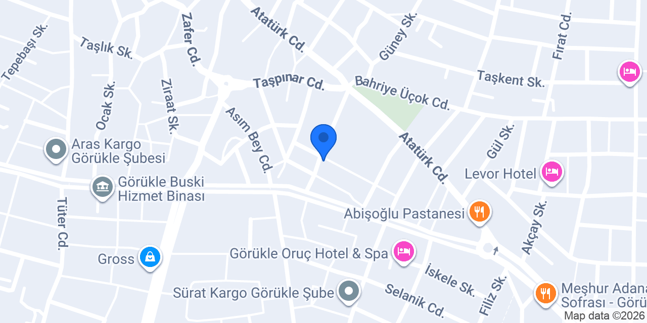 Görükle Pusula Sürücü Kursu konumu