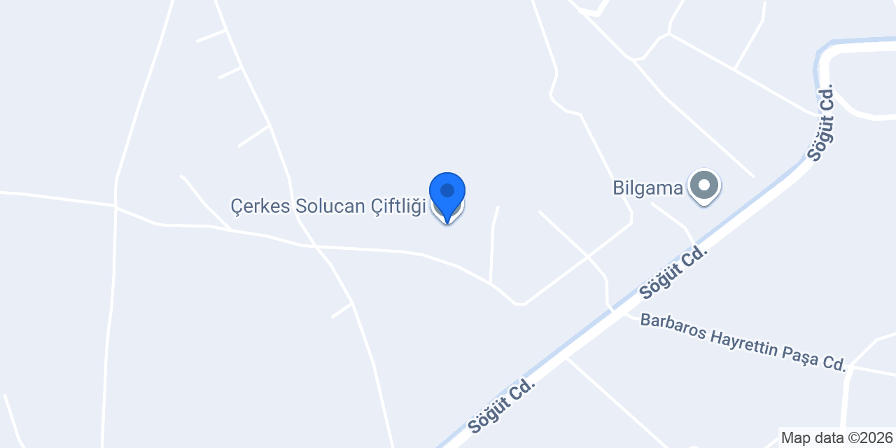 Çerkes Solucan Çiftliği konumu