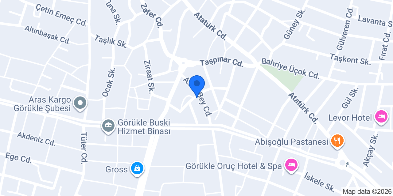 Görükle hançer çiçekçilik konumu