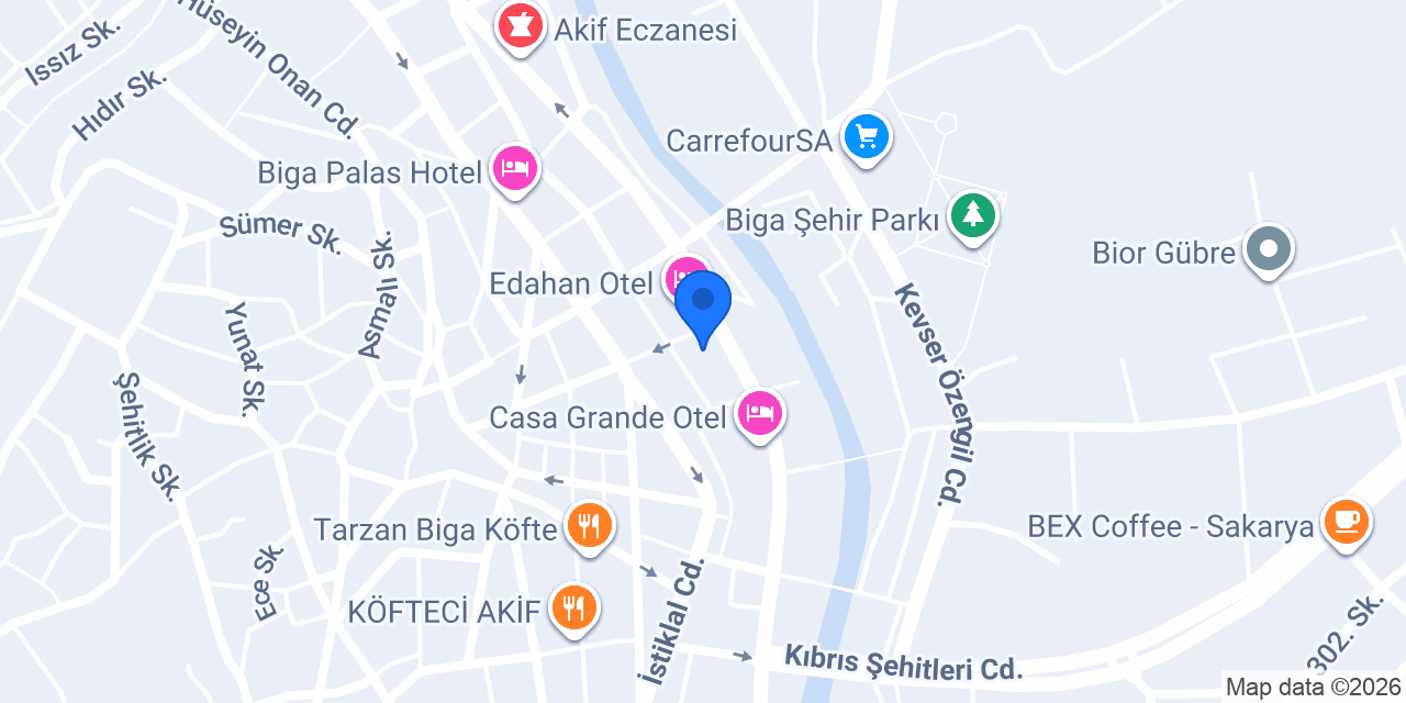 Özdamar Ziraat konumu