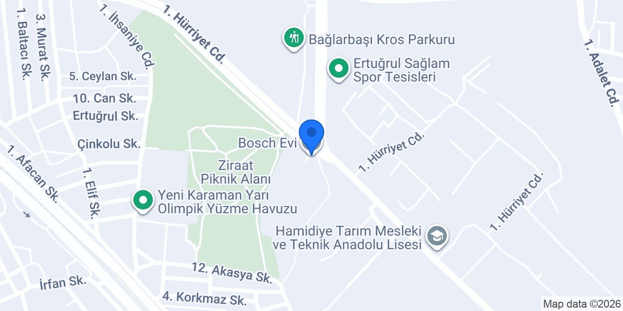 Bosch Evi konumu