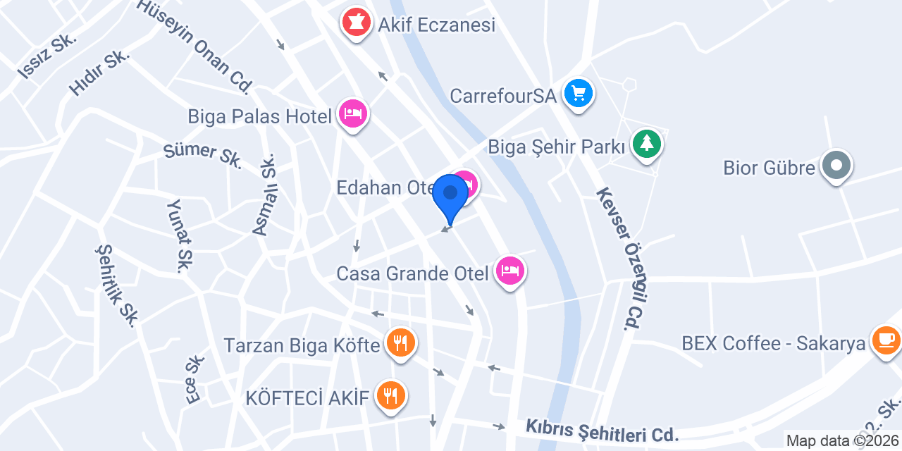 Melike Işık Mimarlık konumu