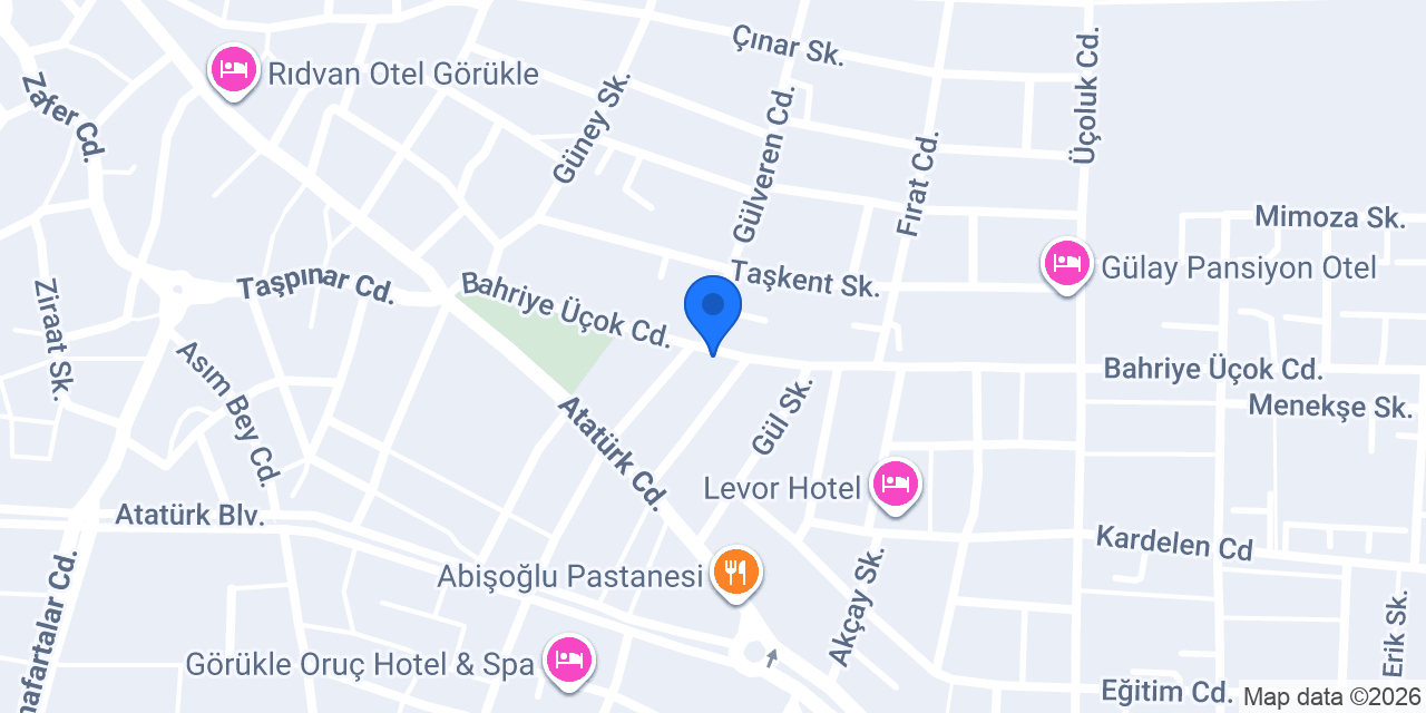 Sürur Pastanesi konumu