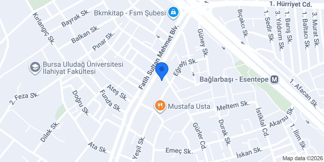 Elit Özel Öğretim Kursu konumu