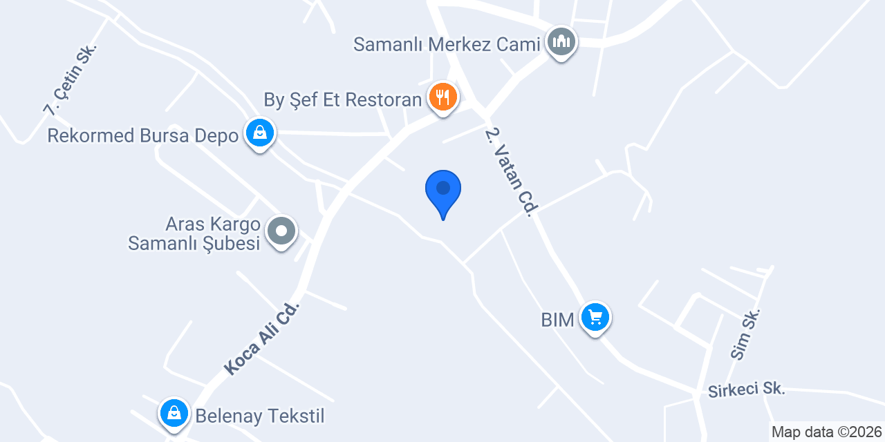 Gökşen Mobilya konumu