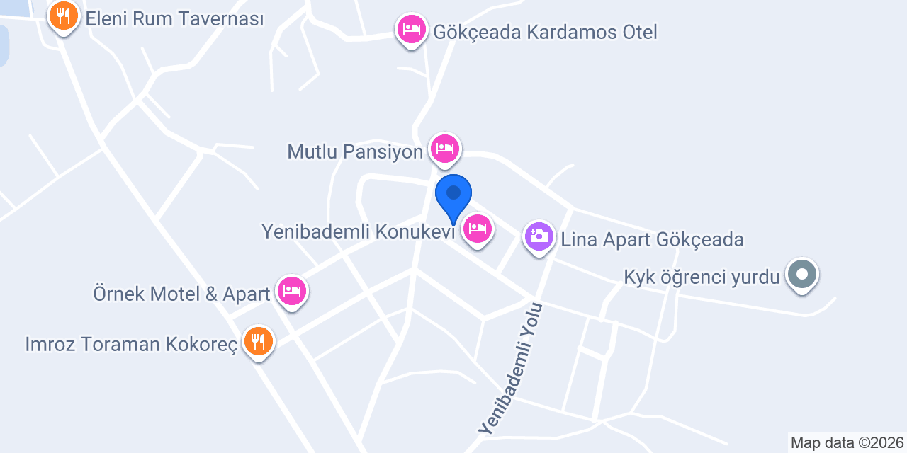 Gül Pansiyon konumu