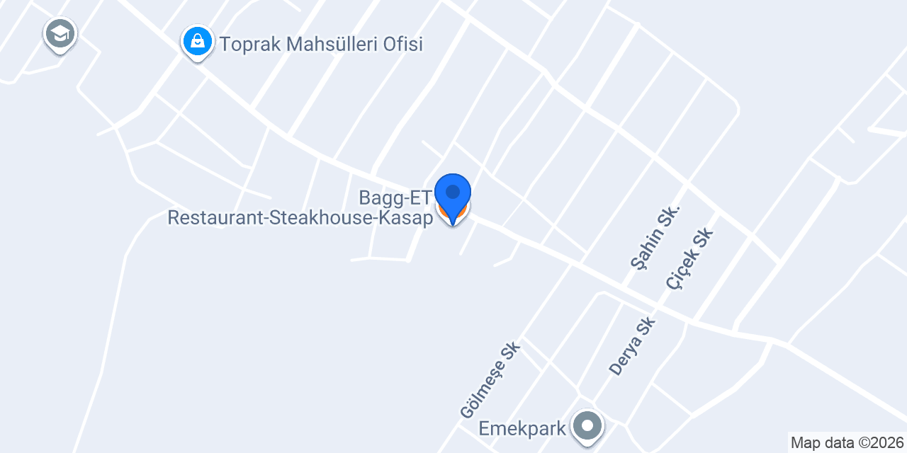 Bagg-ET Restaurant-Steakhouse-Kasap konumu