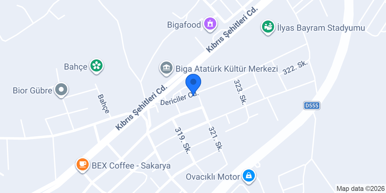 Çınar Deri konumu
