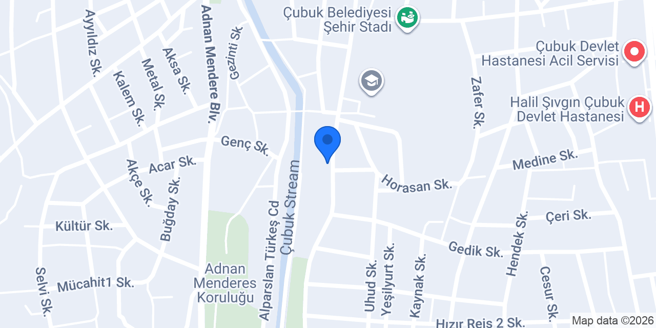 Çubuk Su Tesisatçısı konumu
