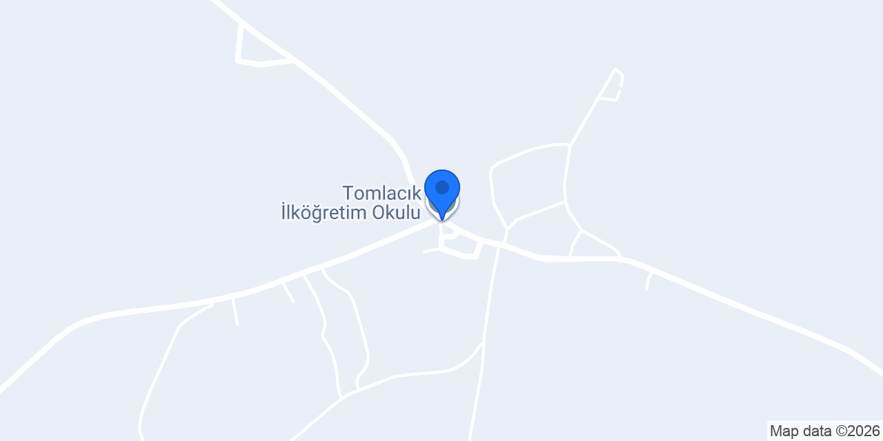 Tomlacık İlköğretim Okulu konumu