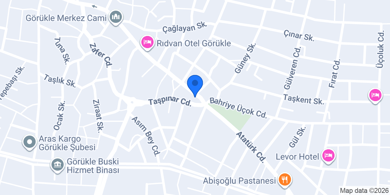 Görükle Cihan Eczanesi konumu