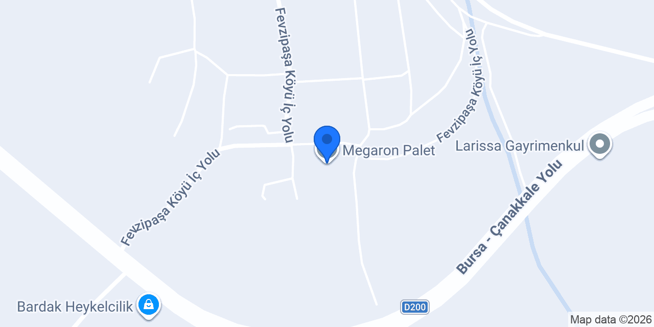 Megaron Palet konumu
