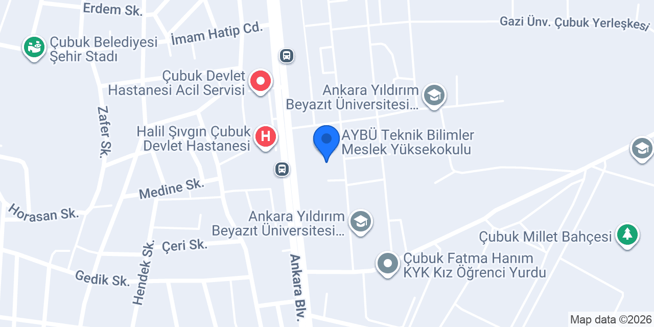 Ankara Yıldırım Beyazıt Üniversitesi Hippoterapi Uygulama ve Araştırma Merkezi konumu