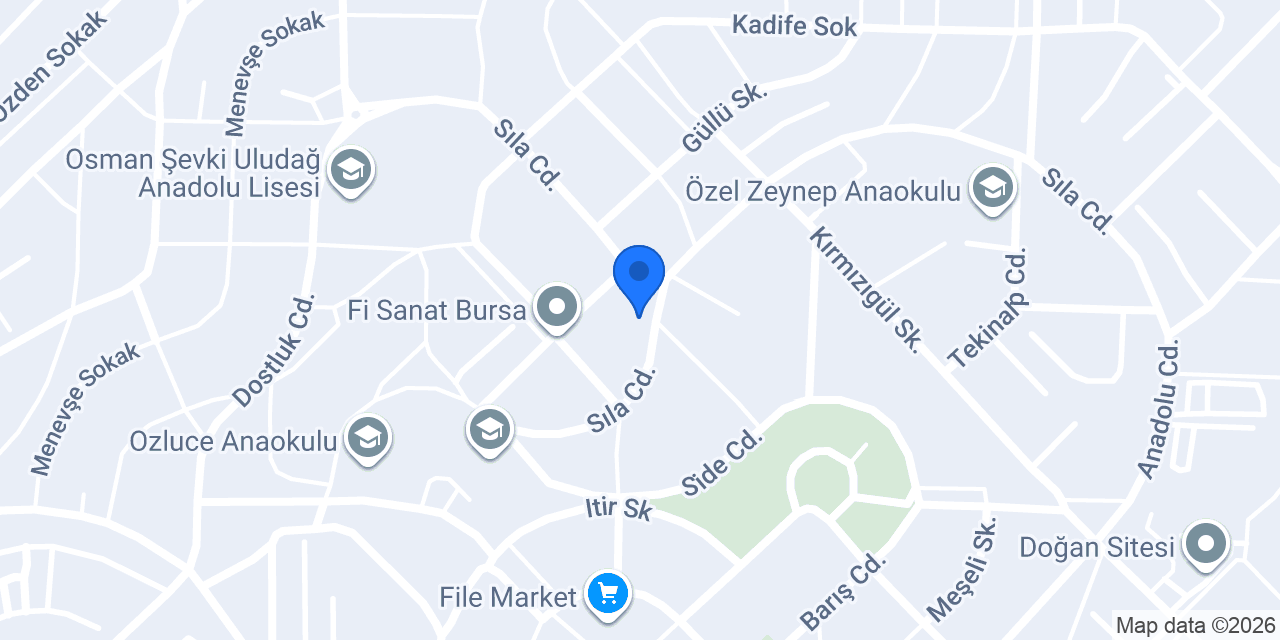 Bircan Şahin Butik Anaokulu konumu