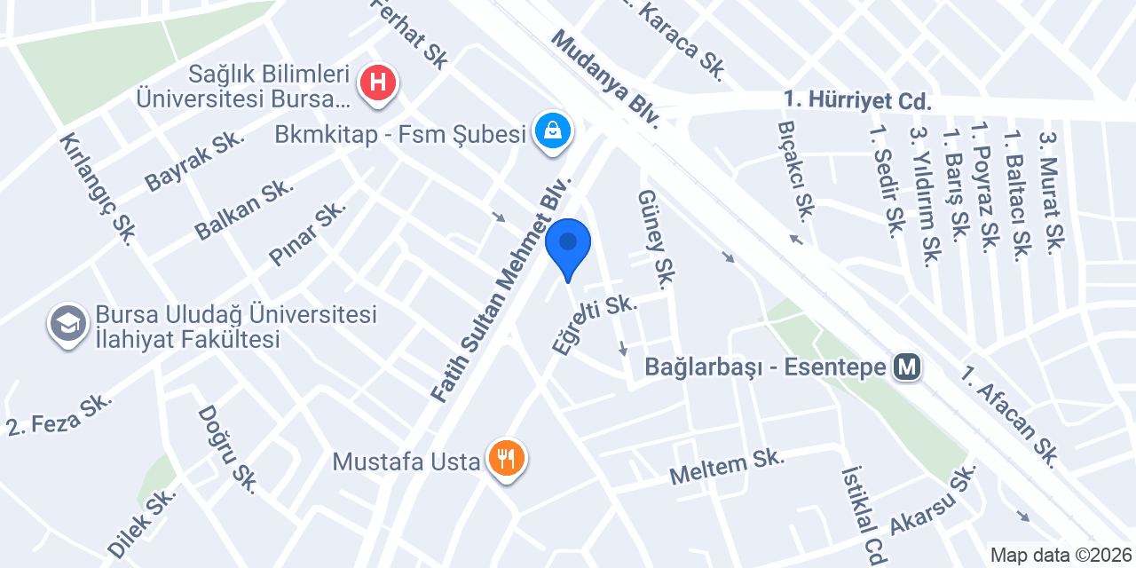 Diş Hekimi Yusuf YÜRÜK konumu