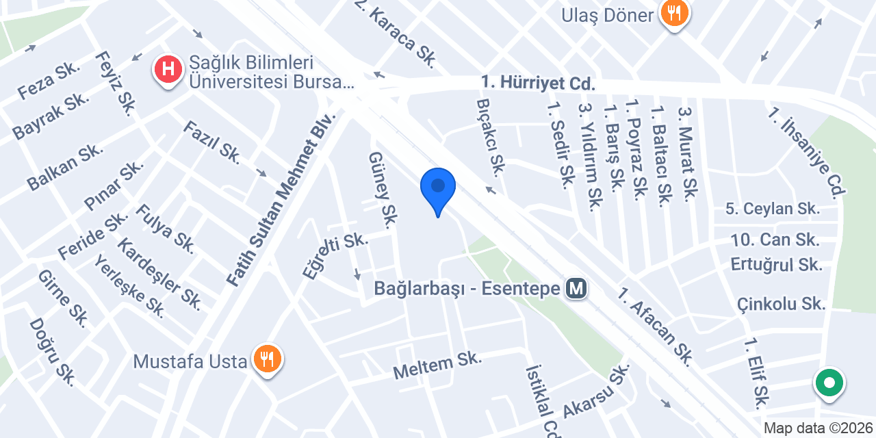 Op. Dr. Hakan Yılmaz konumu