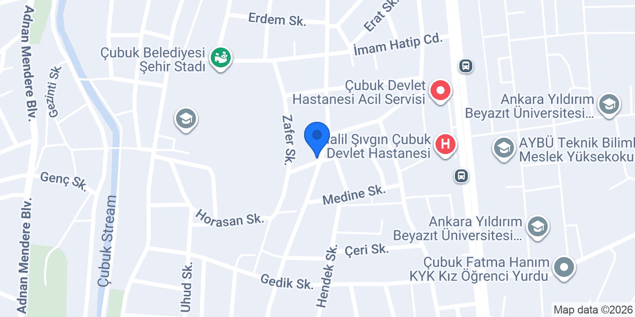 Döneryum Çubuk konumu