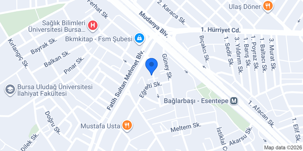 Uludağ Aile Danışmanlık Merkezi konumu