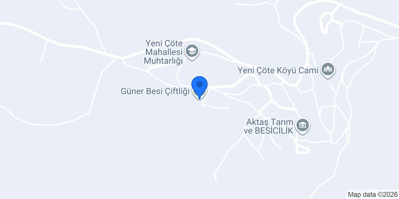 Güner Besi Çiftliği konumu