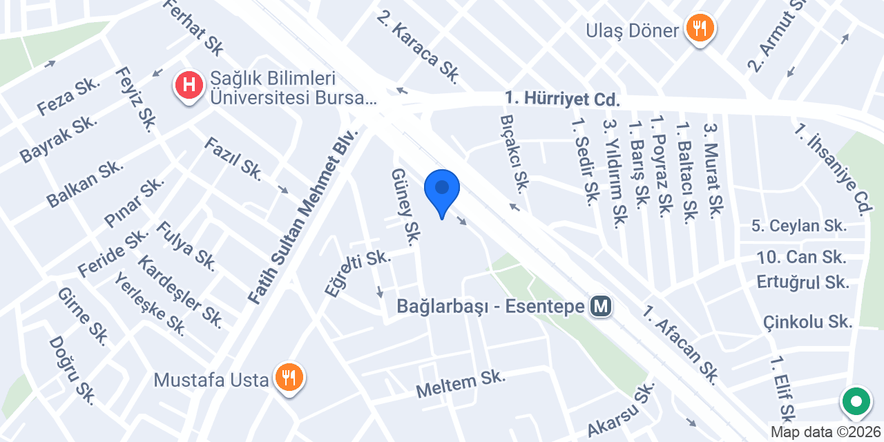 Habita 2216 İş Merkezi konumu