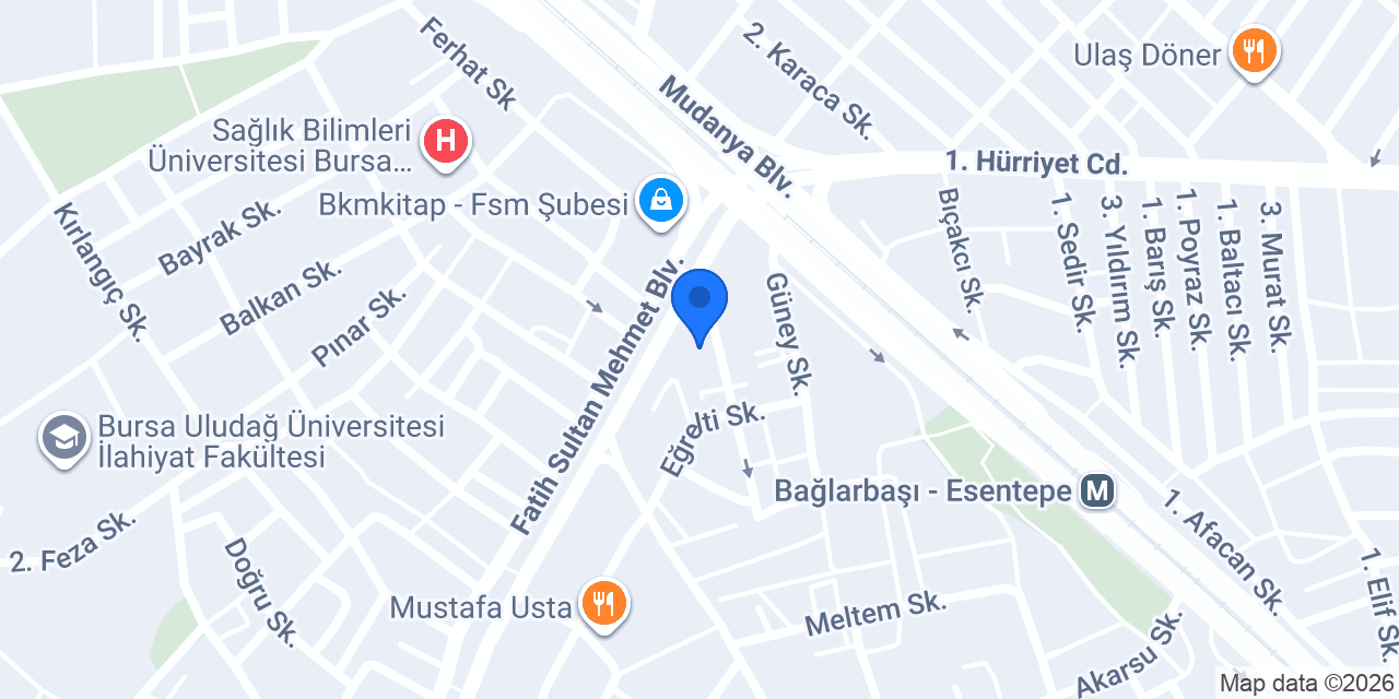 Şevval Eylül Beauty Center konumu