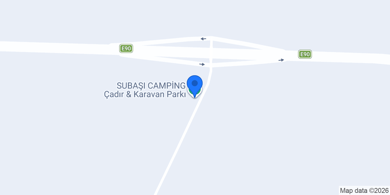 SUBAŞI CAMPİNG Çadır & Karavan Parkı konumu