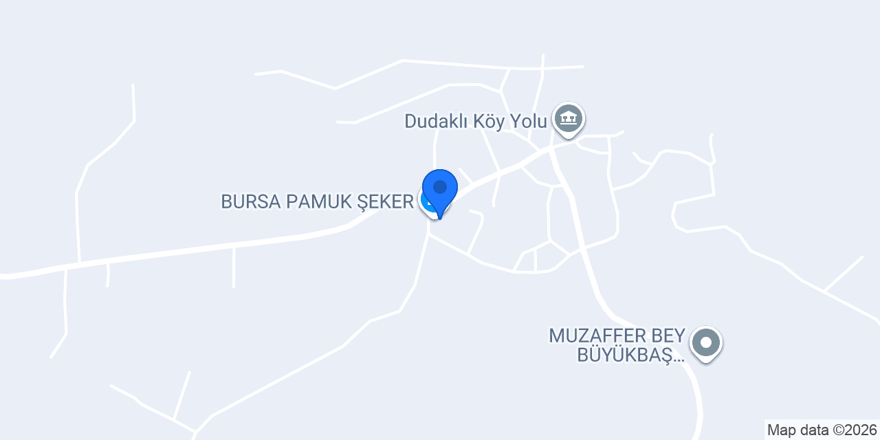 BURSA PAMUK ŞEKER konumu