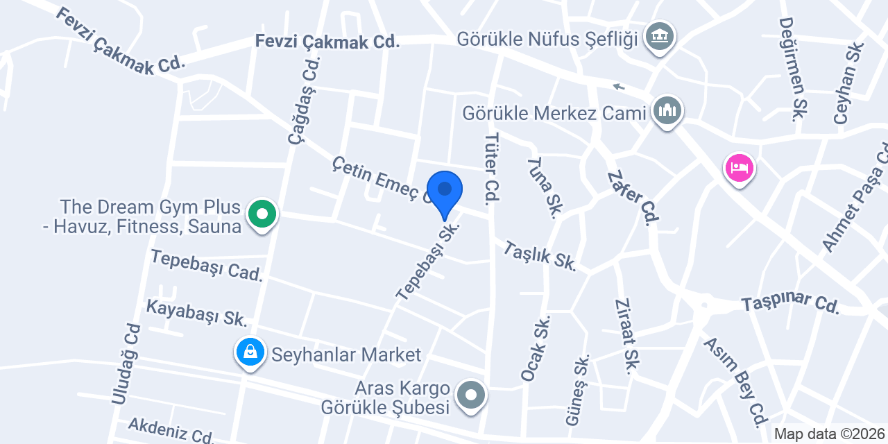 Zeus Suit Görükle konumu