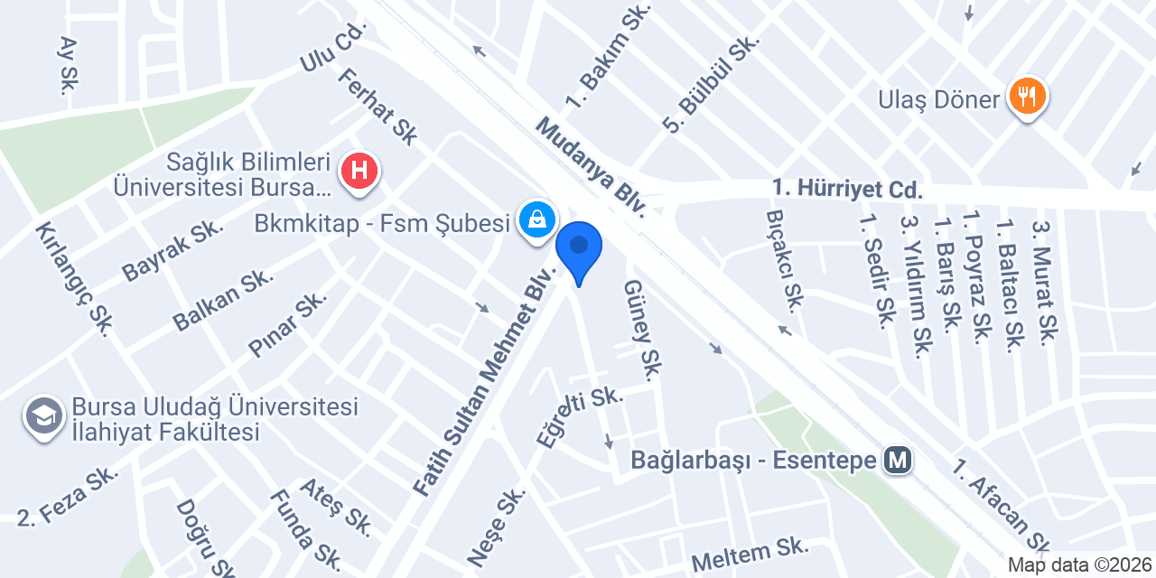 Diş Hekimi Gizem Gürlek konumu