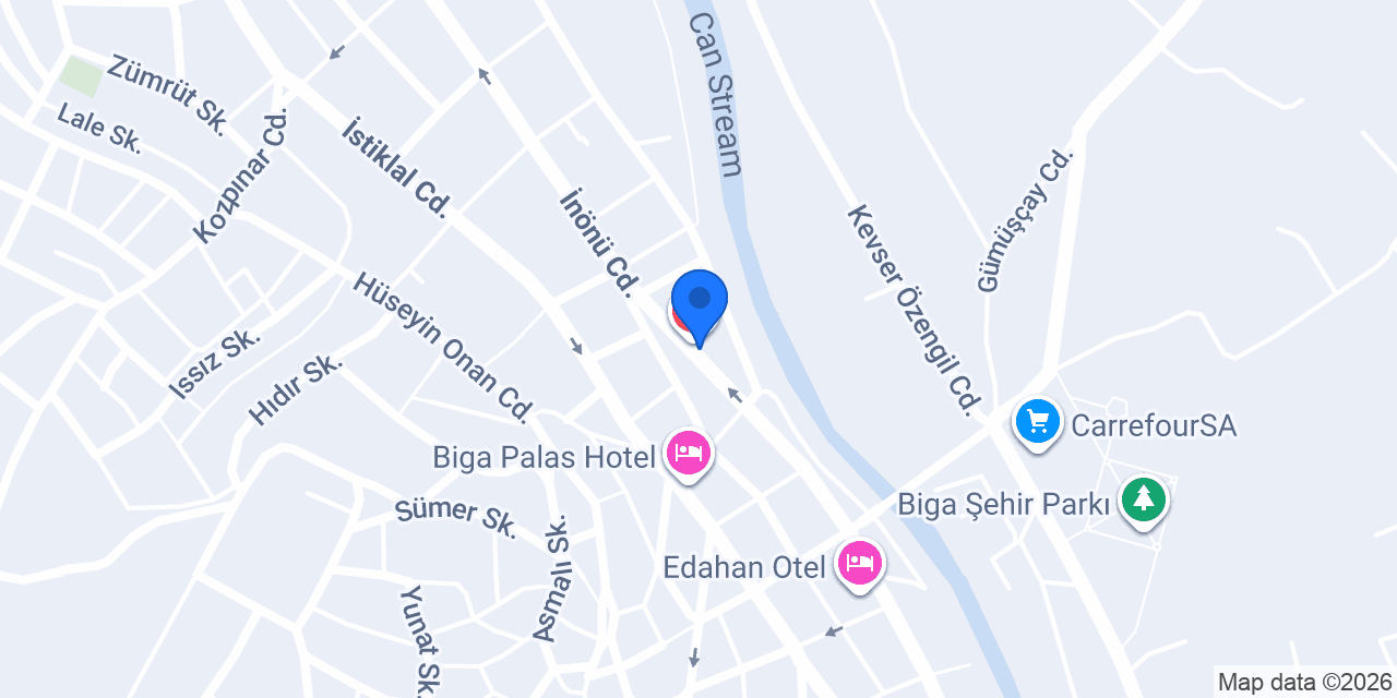 Çetin Rent A Car konumu